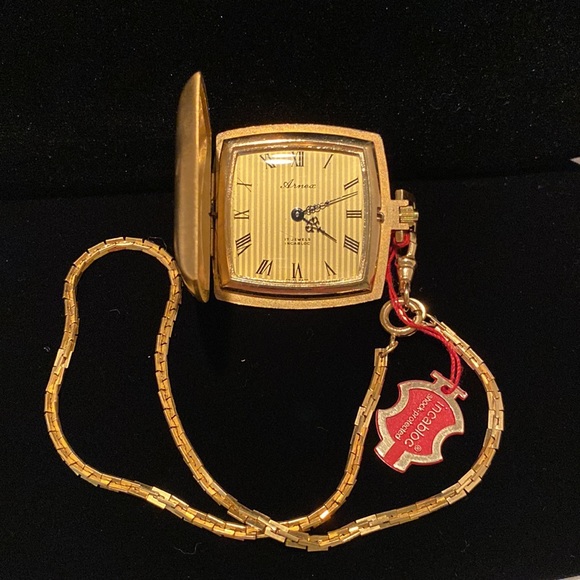 Arnex vintage pocket watch Swiss 17 jewel